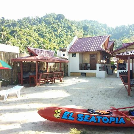 El Seatopia Beach Cottages El Nido Eksteriør billede